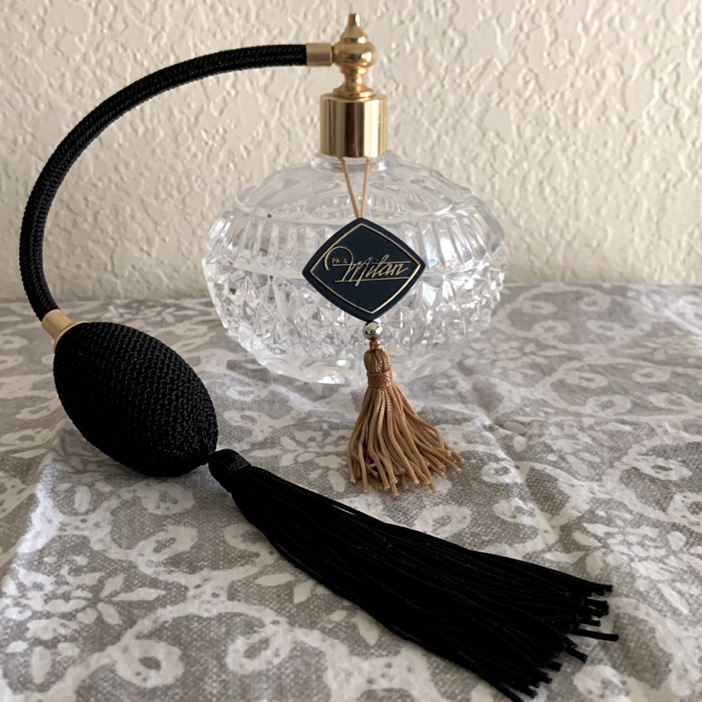 Empty Paul Milan Vintage Style Bottle with Tassel